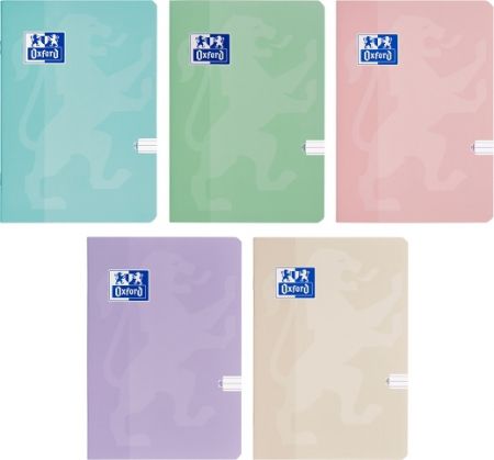 Oxford - Sešit Oxford Touch Pastel A5/16 listů, dvojitě linkovaný, mix