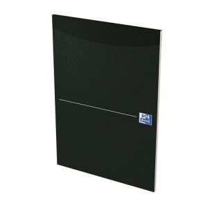 Oxford - Blok poznámkový Oxford Essentials A4/50 listů čtverečkovaný, černý