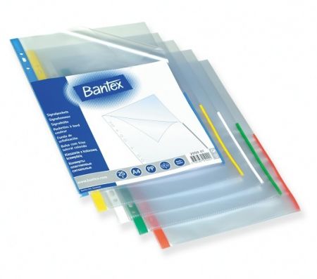 Bantex - Obal prospektový A4 Bantex, typ U, 80 my, 25 ks