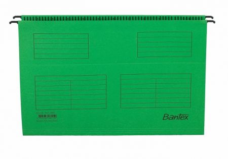Bantex - Desky závěsné A4 Bantex, zelené, karton 220 g/m2