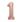 ALBI Balónek fóliový 85 cm rose gold číslo 1