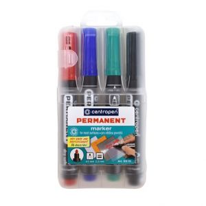 Popisovače 8510 Centropen Permanent, sada 4 ks