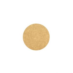 Papírový výřez, kraft, kolečko, 6,5 cm, 10 ks