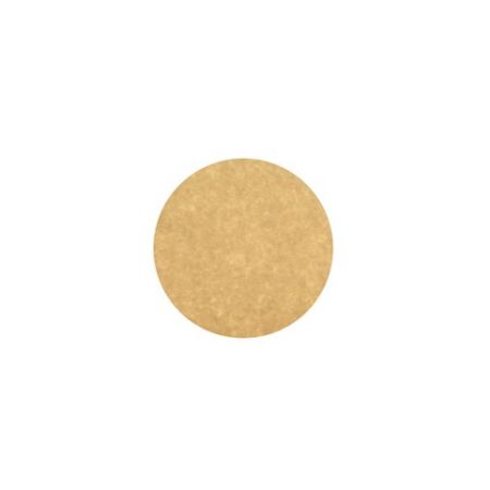 Papírový výřez, kraft, kolečko, 6,5 cm, 10 ks