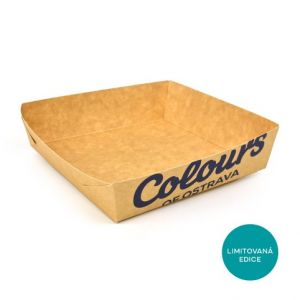 EKO miska, kraft, Colours Edition, 130 x 130 x 35 mm