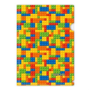 ARGUS Plastový obal L na dokumenty A4 Colour bricks 16510284
