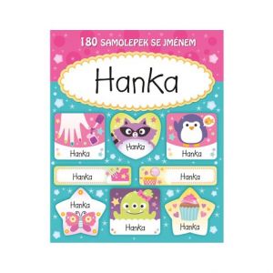 ARGUS Veselé nálepky samolepky se jménem Hanka 11140142