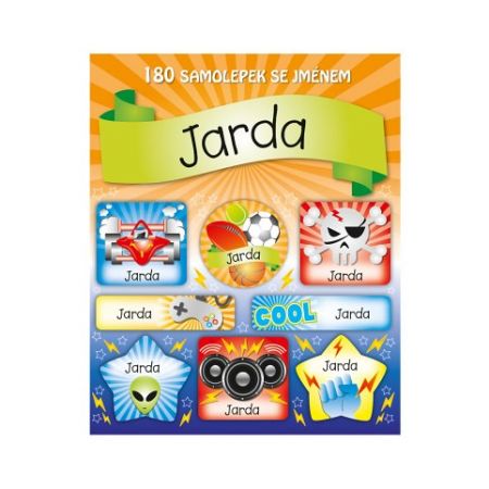 ARGUS Veselé nálepky samolepky se jménem Jarda 11140158