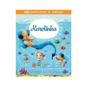 ARGUS Veselé nálepky samolepky se jménem Karolínka 11140184