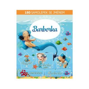 ARGUS Veselé nálepky samolepky se jménem Barborka 11140185
