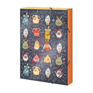 ARGUS Školní box na sešity A4 Cute Monsters 12310290