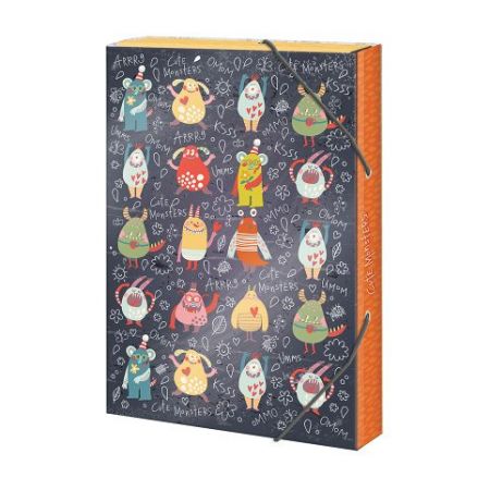 ARGUS Školní box na sešity A4 Cute Monsters 12310290