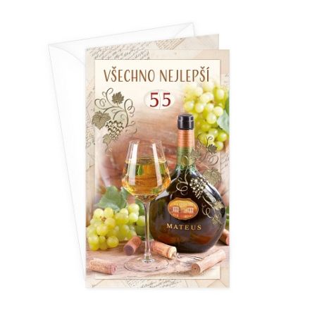 ARGUS Přání k narozeninám s výběrem roku 15-6567c