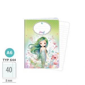 ARGUS Sešit A6 TYP 644 Mermaid 15980412