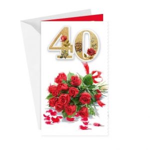 ARGUS Blahopřání gratulační CZ/40 15-6565c40