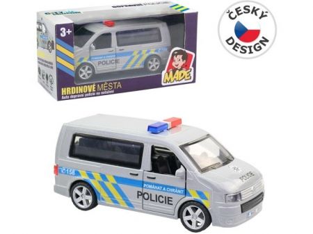 Auto, policejní dodávka, CZ design i box