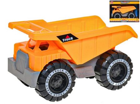 Auto stavební sklápěčka 18cm volný chod v krabičce
