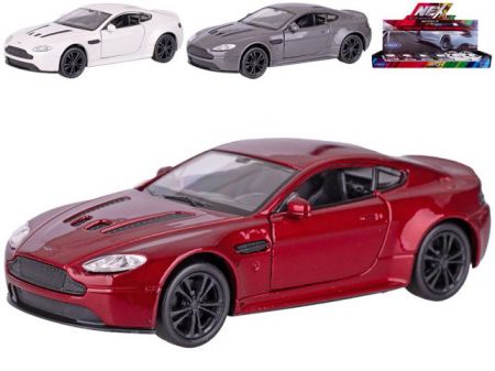 Welly Aston Martin Vantage 12cm kov zpětný chod 3barvy