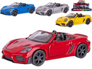 Welly Porsche 718 Spyder RS 12cm kov zpětný chod 4barvy