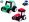 Kids Globe Farming traktor plyšový 13cm 3druhy 0m+
