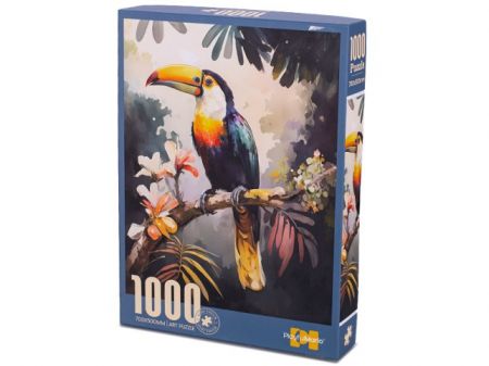Puzzle tukan 70x50cm 1000dílků v krabičce