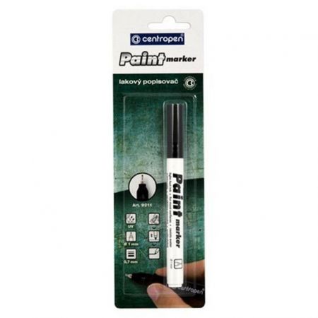 CENTROPEN Popisovač 9211 černý LAKOVÝ