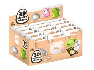 Gifty - 3D sqeeze stickers - mix 1