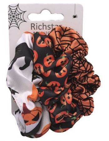 Gumičky do vlasů Halloween 3 ks