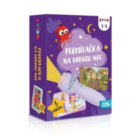 ALBI Kvído - Fialová promítačka na dobrou noc