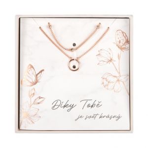 ALBI Dvojitý náhrdelník - Díky Tobě