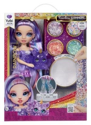 Rainbow High Panenka se slizem a třpytkami - Violet fialová