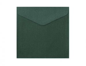Ozdobné obálky Pearl - 16x16cm, 150 g/m2, perleťové, zelené, 10 ks