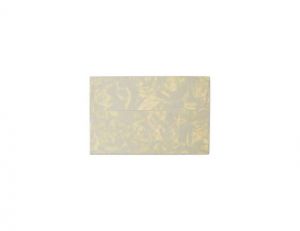 Ozdobné obálky - 7 x 10 cm, 120 g/m2, krémové, vzor růže, 10 ks
