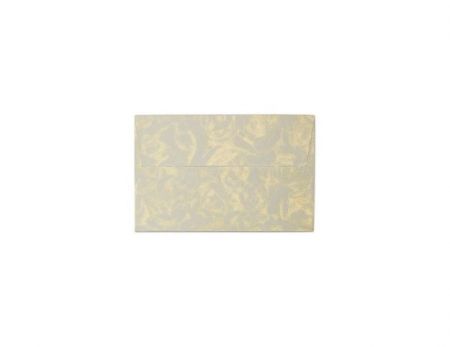 Ozdobné obálky - 7 x 10 cm, 120 g/m2, krémové, vzor růže, 10 ks