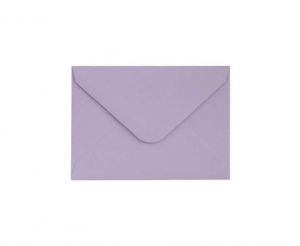 Ozdobné obálky Smooth - 7 x 10 cm, 130 g/m2, levandulové, 10 ks
