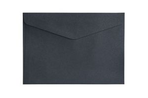 Ozdobné obálky Pearl - C5, 150 g/m2, perleťové, černé, 10 ks