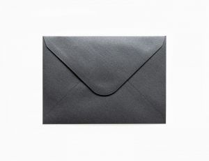 Ozdobné obálky Pearl - C6, 150 g/m2, perleťové, černé, 10 ks