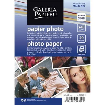 Fotopapír 240g  13X18 cm celení 50ks