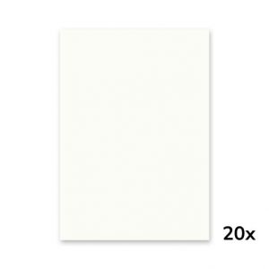 Křídový papír A6, 250 g, matný, 20 ks
