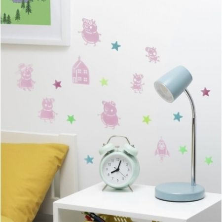 Prasátko Peppa samolepky svítící
