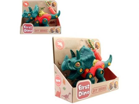 Dinosaurus k sestavení, s bateriemi