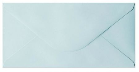 Ozdobné obálky Smooth - DL, 130 g/m2, světle modré, 10 ks