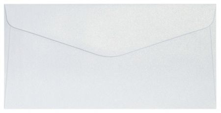 Ozdobné obálky Pearl - DL, 150 g/m2, perleťové, bílé, 10 ks