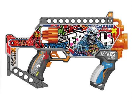 Samopal na pěnové náboje revolver 35 cm