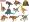 Dinoworld dinosaurus 12-18cm 9druhů