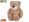 Plush Friends medvěd 50cm plyšový béžový 0m+