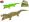 Jungle Expedition krokodýl 28cm 2barvy