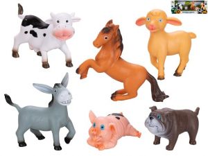 Zvířátka farma 7-10cm 6ks v krabičce