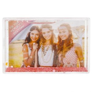 Fotorámeček vodní s třpytky 9×6 cm