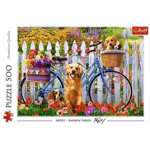 Puzzle 500 dílků Trefl – 500el Psí Dobrodružství